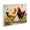 Stupell Industries Country Chic Floral Roosters Wall Plaque, design by LSR Creative Studio